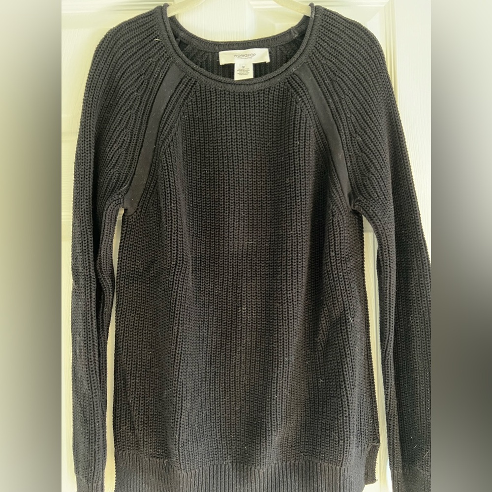Black Women's Crewneck Sweater